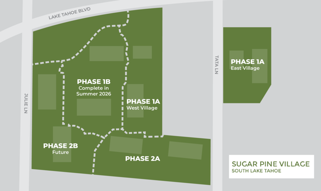 Sugar Pine Map with Phases